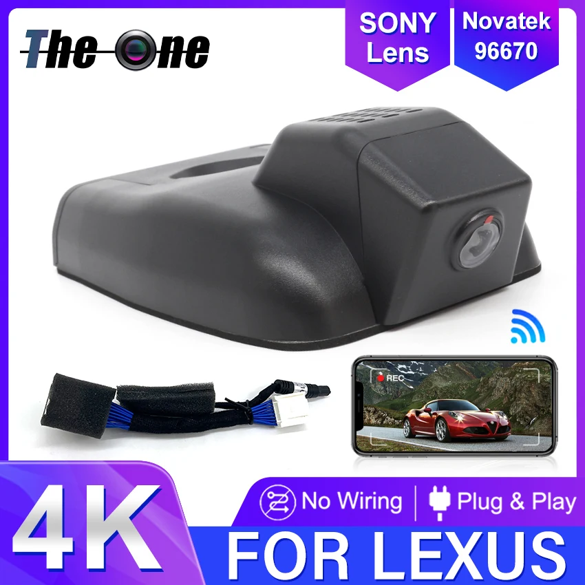 Car DVR For Lexus ES Series ES350 ES240 ES300 ES330 ES250 ES300H 2015-2018 Plug and play Car Camera 4K Dash Cam Driving Recorder