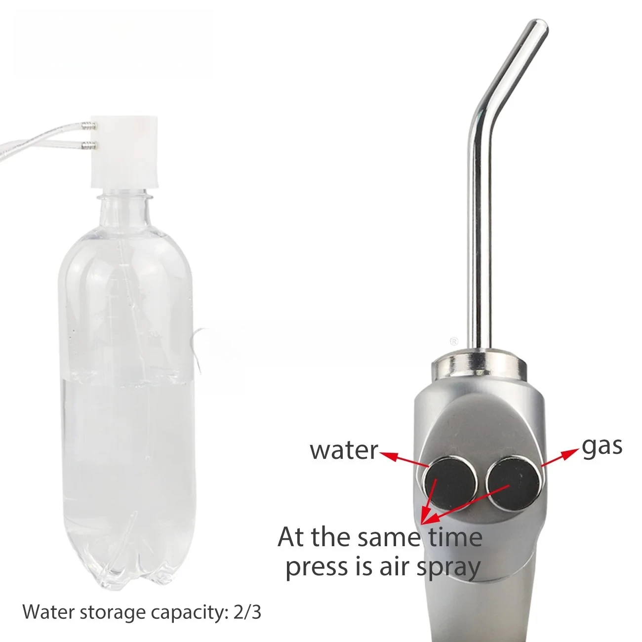 Dental Teaching Simulation Unit All-in-One with High/Low Speed Handpiece, 3-Way Syringe & Light for School Lab