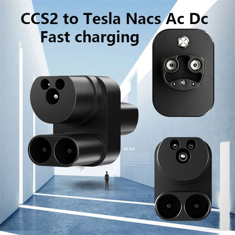 China factory Adapter CCS Combo 2 to US Tesla DC CCS Combo 2 EV Ccs2 Adaptor To Tesla Charger Combo Fast Charger Tesla Adapter