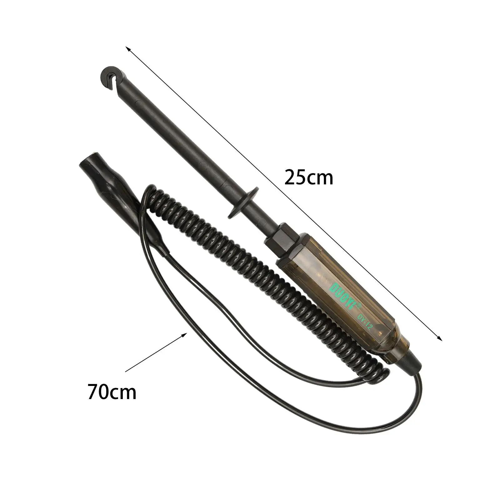 Car Truck Voltage Circuit Tester Hook Probe Sturdy Accessory Low Voltage Detection Tool Lightweight Small in Size DC 6V 12V 24V