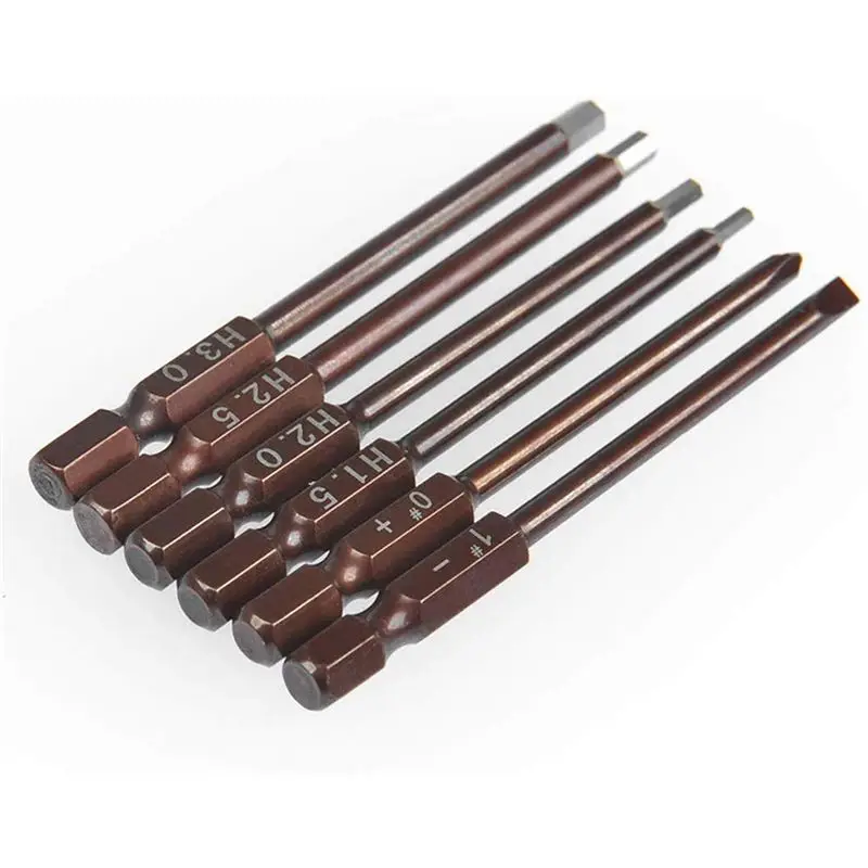 A19F-2X 6 In 1 Screwdrivers Repair Tool Kit 1.5Mm 2.0Mm 2.5Mm 3.0Mm All-In-One Hex Driver Hand Set For RC FPV Racing Drone