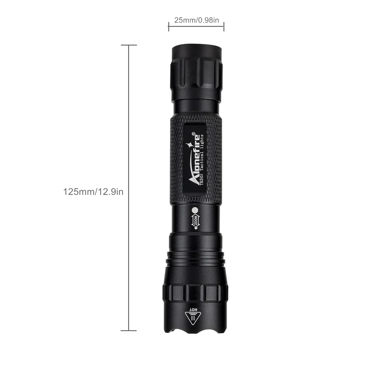 Linterna táctica zoom interruptor remoto alta potencia para aire libre - imagen 3