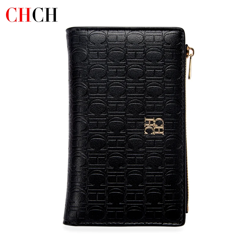 CHCH Short Wallet Women's Small Wallet Simple Square Trifold Wallet Women's Coin Purse Luxury Bag Wallets Card Holders Purse