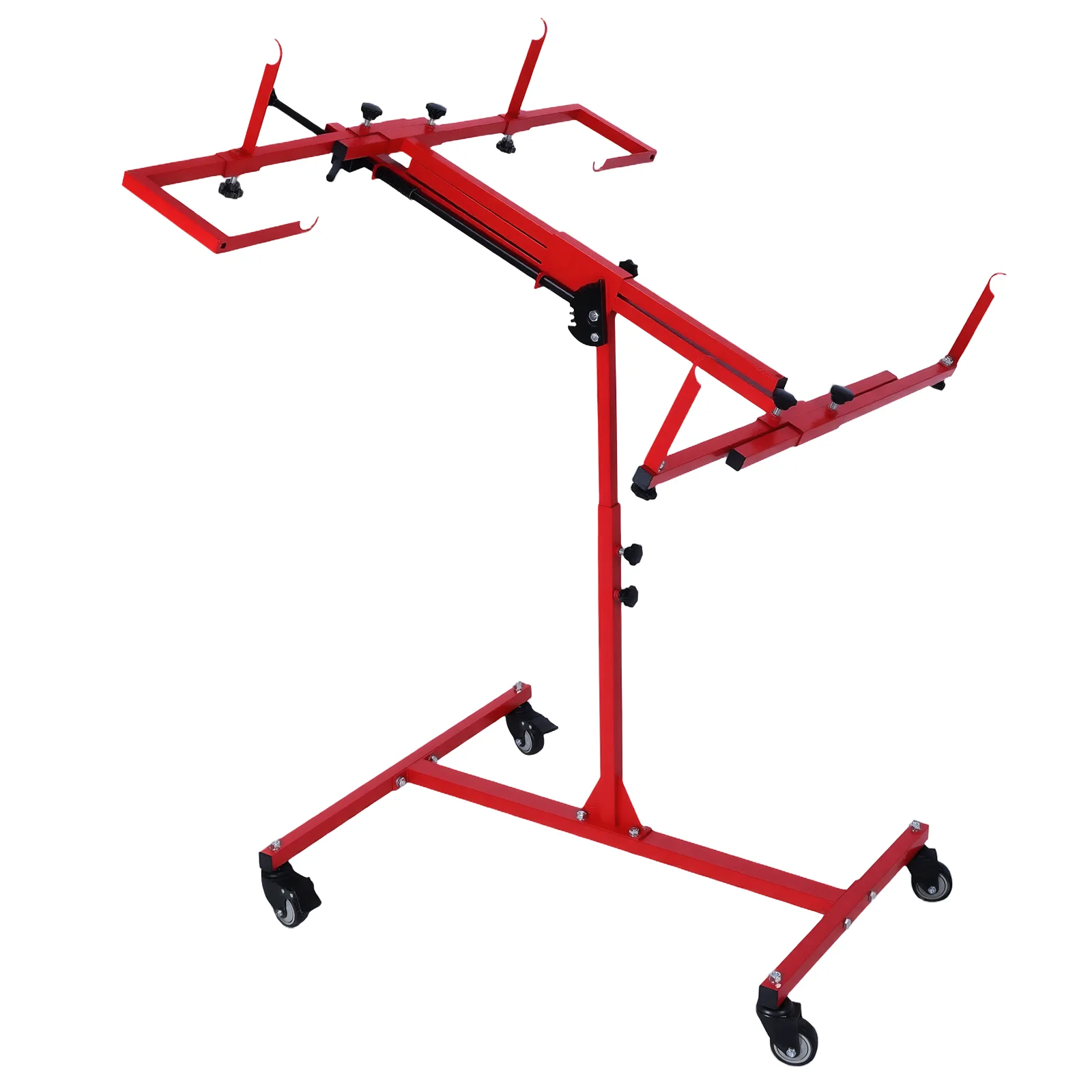 

Multifunction Paint Stand Adjustable 90 Degree Rotating with 4 Wheels for Painting Stands Auto Body Fender Hood Stand
