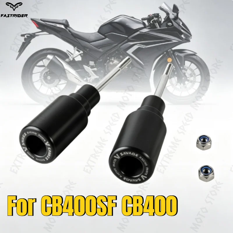 Applicable To CB400SF CB400SB Modified Motorcycle Anti-drop Glue Protector Anti-drop Protective Rod Accessories