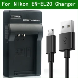 EN-EL20 EN-EL20a ENEL20 Digital Camera Battery Charger For Nikon Coolpix A P950 P1000 1 AW1 1 J1 1 J2 1 J3 1 S1 1 V3 DL24-500