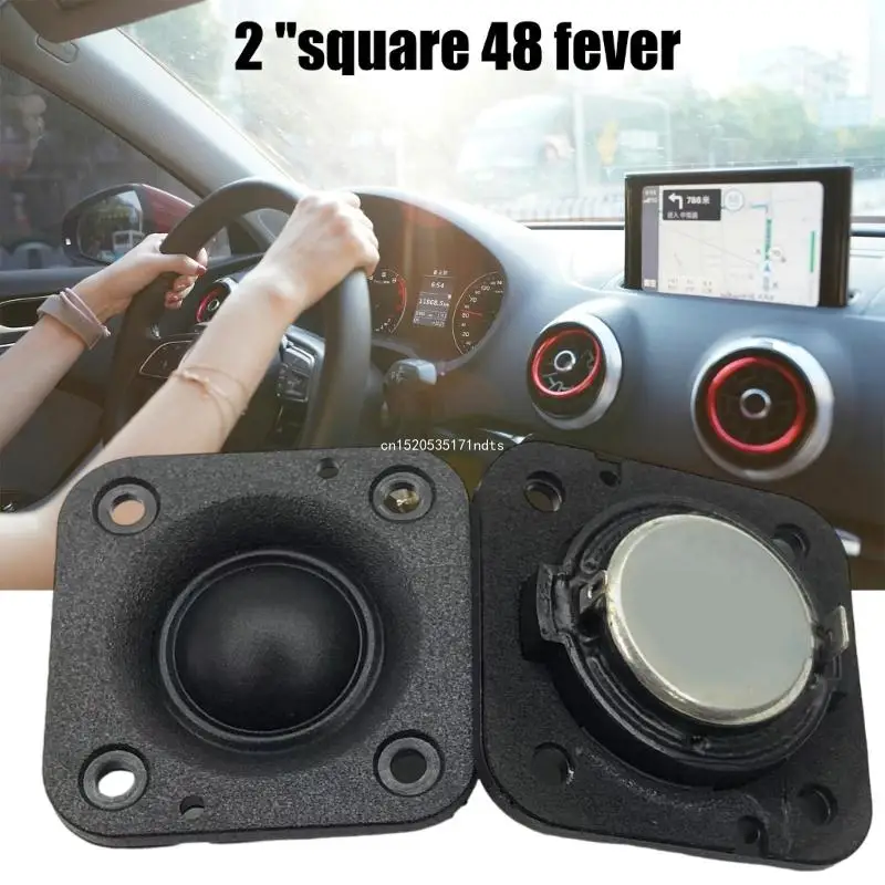 Precisions Crafted Alto-falantes Tweeter 2 Polegadas para Reparos Som Qualidade, 4ohm 20W com Neodímio Magnético