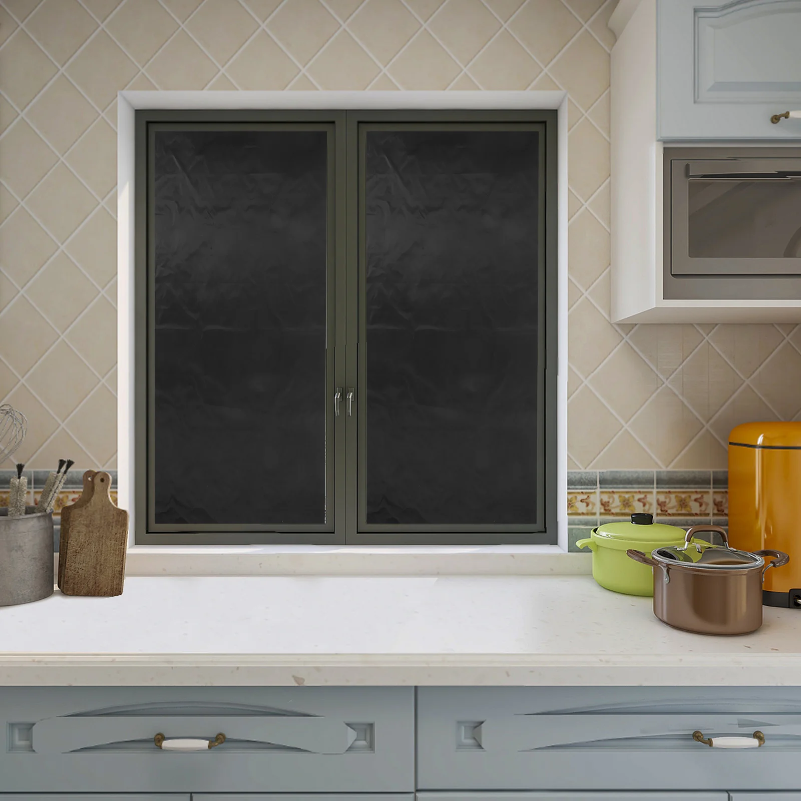 

Blackout Window Shades No Drill Portable Roller Blinds For Bedroom Dorm Light Blocking Privacy Film Sun Blocking Curtains