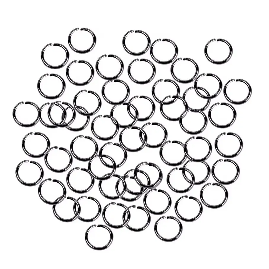 RWJ010 Optional Size Opening Ring With High Quality Electroplate DIY Jewelry Findings Jump Rings Accessory Wholesale 100 PCS