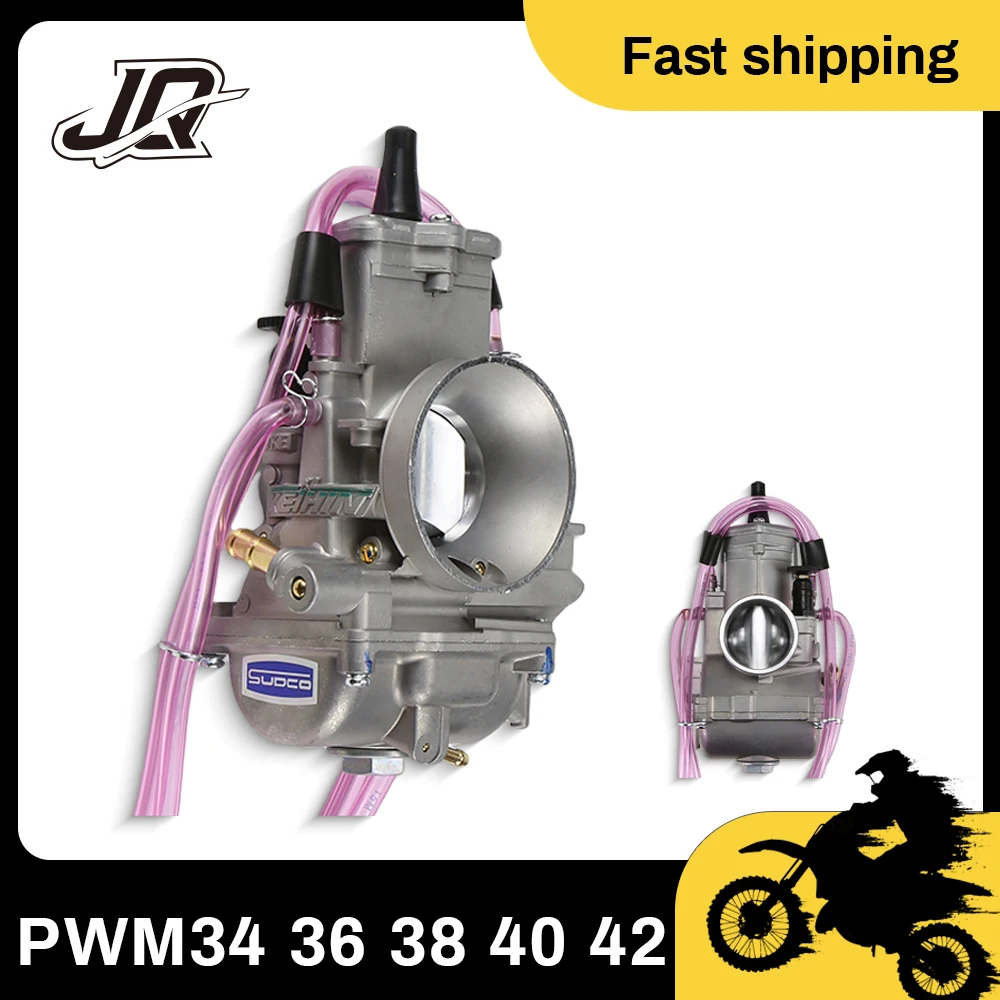 Motorcycle Racing Carburetor PWM 34 36 38 40 42Mm Replacement For Keihin Carb Fit KTM 250Cc 2 Stroke Scooter Atv Dirt Bike Quad