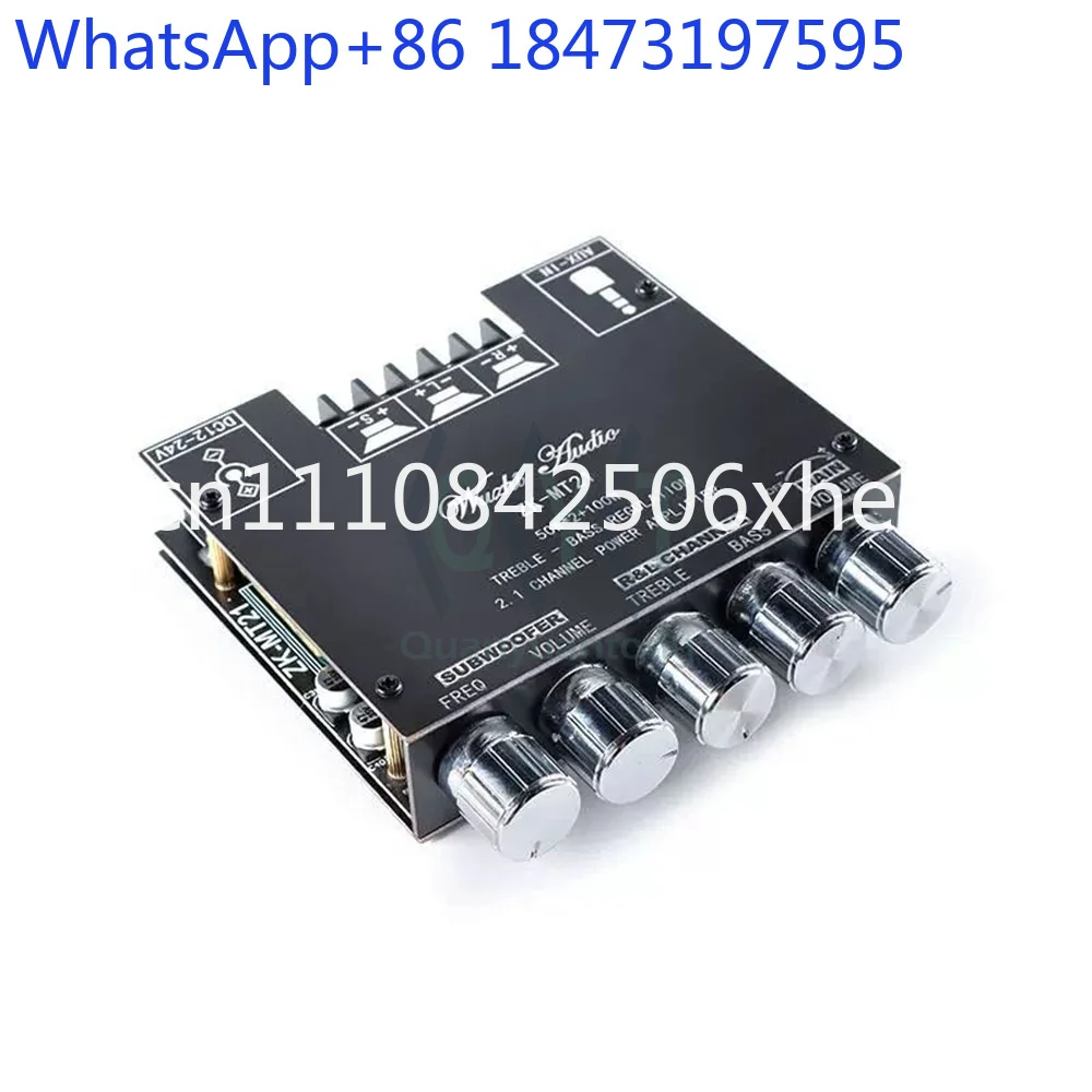 Bluetooth compatible digital power amplifier board subwoofer 2.1 channel 12V-24V audio power amplifier