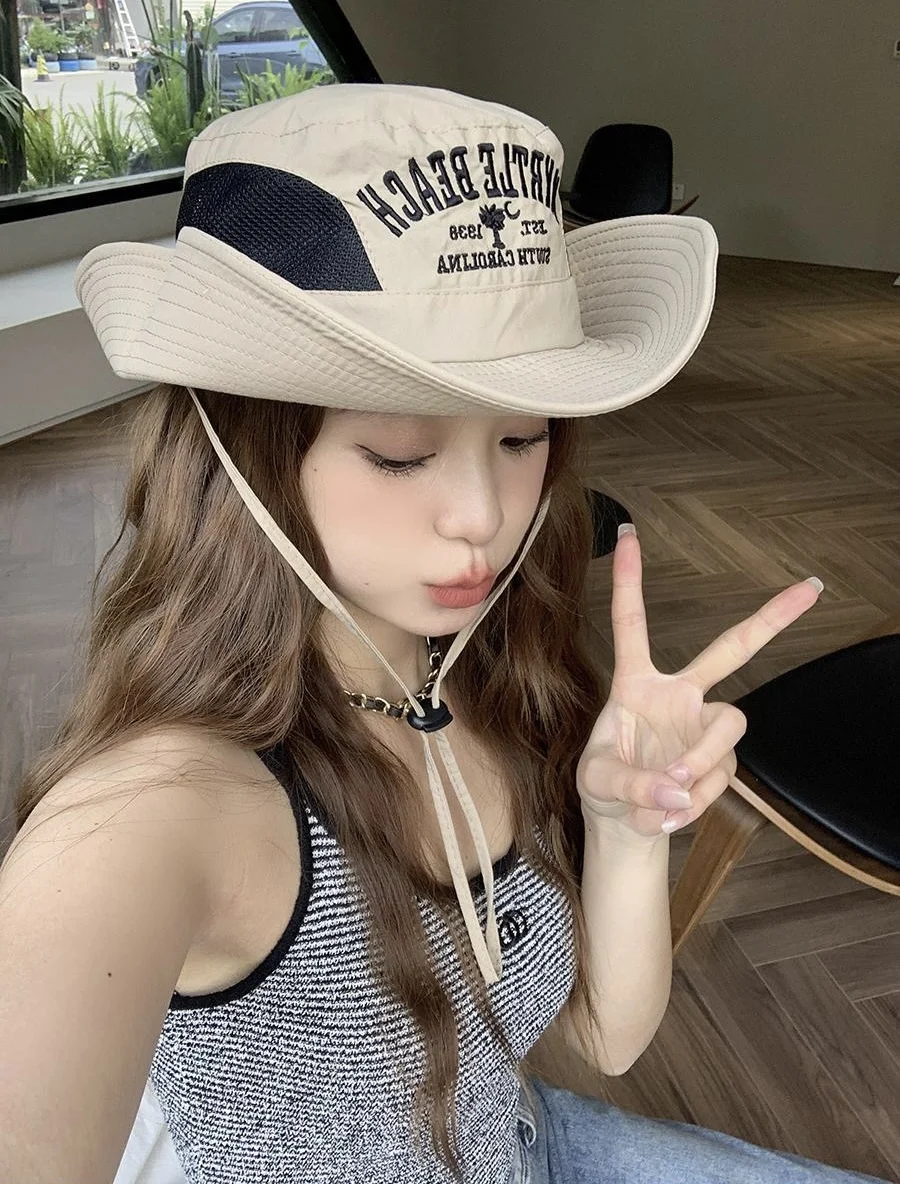 UPF 50 + حجم كبير 63 سنتيمتر قبعة الشمس واسعة حافة Boonie دلو التبريد تنفس للرجال النساء الصيد في الهواء الطلق