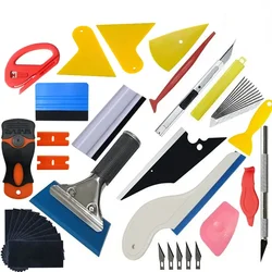 20pcs Car Color Modification And Film Application Tool Kit Invisible Car Clothing Film Application Tool Scraper Set