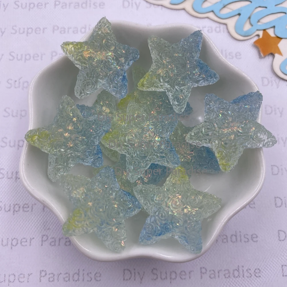 10PCS Resin Clear Candy Color  - Paradise Jewelry & Watches Llc Photos recension och pris