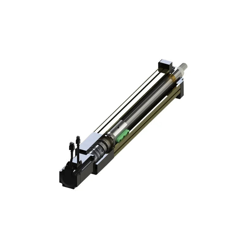 Fast speed 250mm/s 3 DOF motion platform High precision electric Coaxial Linear servo hydraulic cylinder