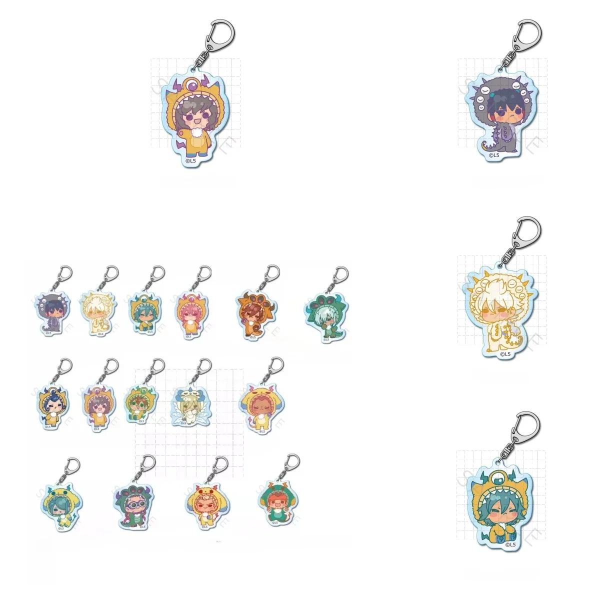 Tenma Matsukaze Takuto Shindou Yuuto Kidou Acrylic Keychain Peripheral Pendant Toys B