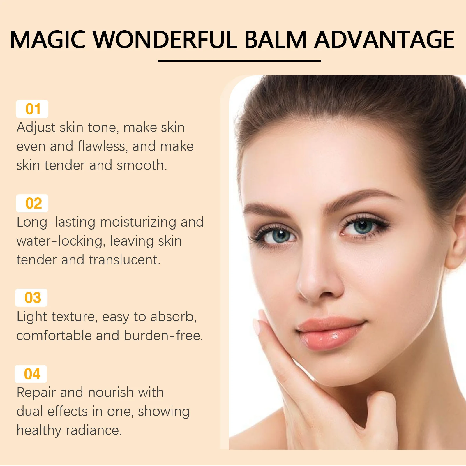 Magic BB Cream Foundation Dark Circle Concealer Matte Full Coverage Waterproof Deep Moisturize Brighten Lasting Makeup Cosmetics