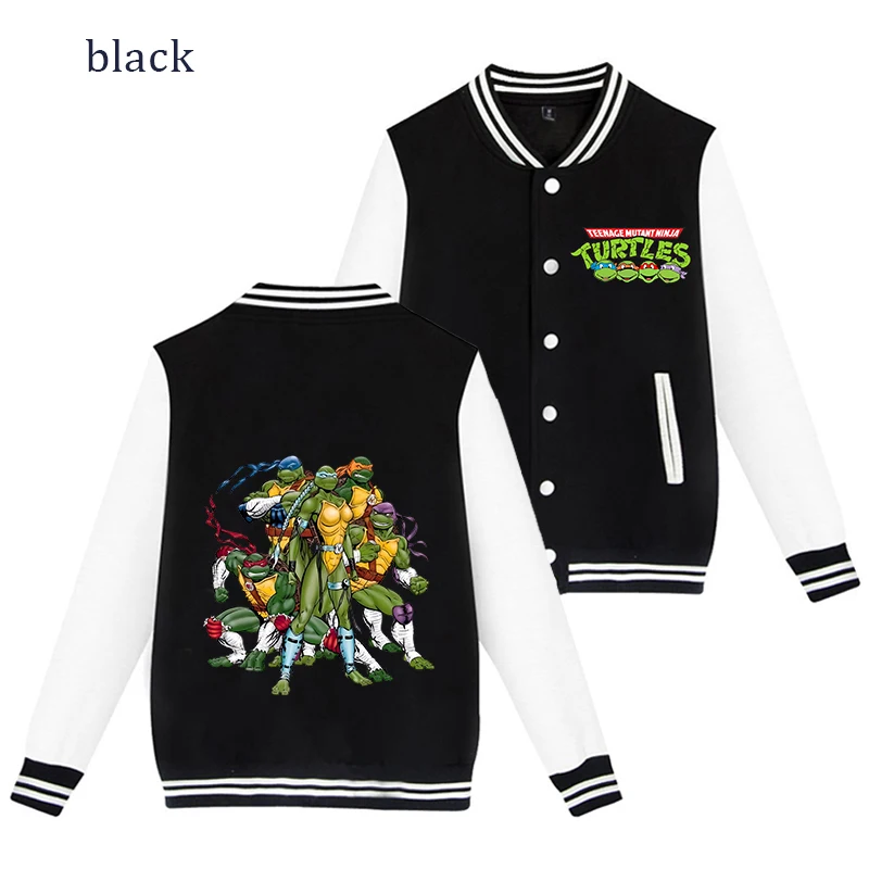 Teenage Mutant Ninja Turtles Boy Baseball Jacket Coat Children Long Sleeves Fashion Outerwear Cartoon Sportswear Spring Clothes - view 2