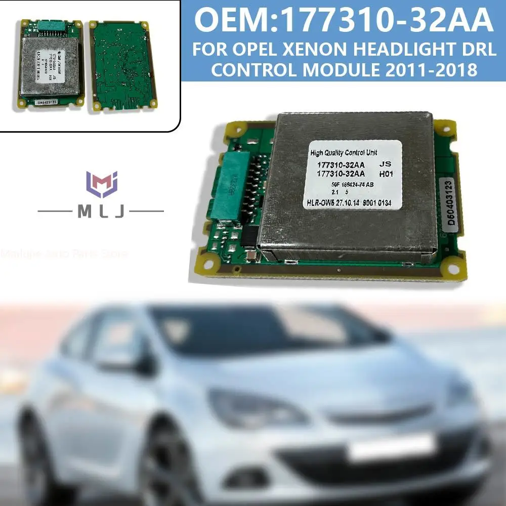 177310-32AB 177310-32AA For Opel 2011-2018 Headlight DRL Control Module Headlight Daytime Running Light Driver Module Computer