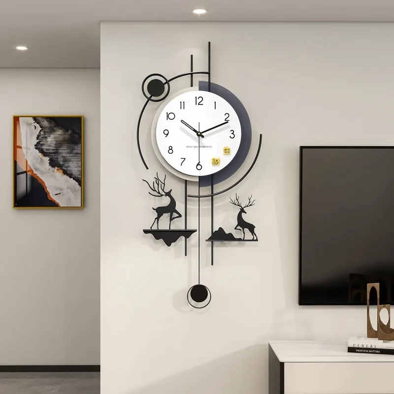 Modern Simple Wall Clock for Living Room High Sense 2026 Creative Silent Home Decoration Clock