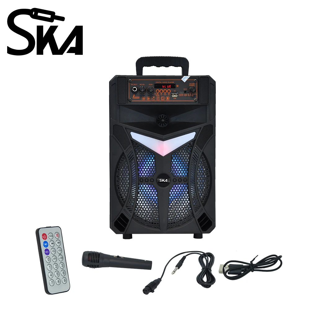 Portable speaker wireless Bluetooth speaker  stereo speaker/ supports USB MP3 playback built-in microphone suitable for concerts