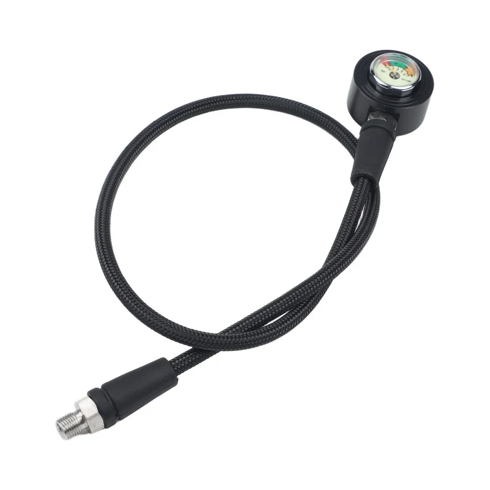 Scuba Diving Air Management Pressure Gauge with Luminous For Dial and M10-1 Thread for Precise Cylinder Monitoring