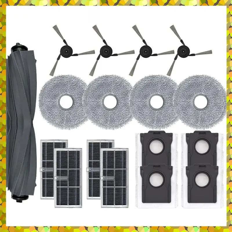 AGLH Für Dreame X40 Ultra / X40 Pro Ultra Roboter Staubsauger Mopp Hepa-Filter Staubbeutel Zubehör Ersatz Ersatzteile
