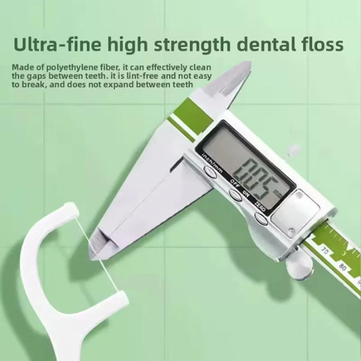 Dental Floss Stick For One-Time Cleaning Of Gaps Between Teeth Brush For Oral Hygiene And Care Essential For Home And Travel