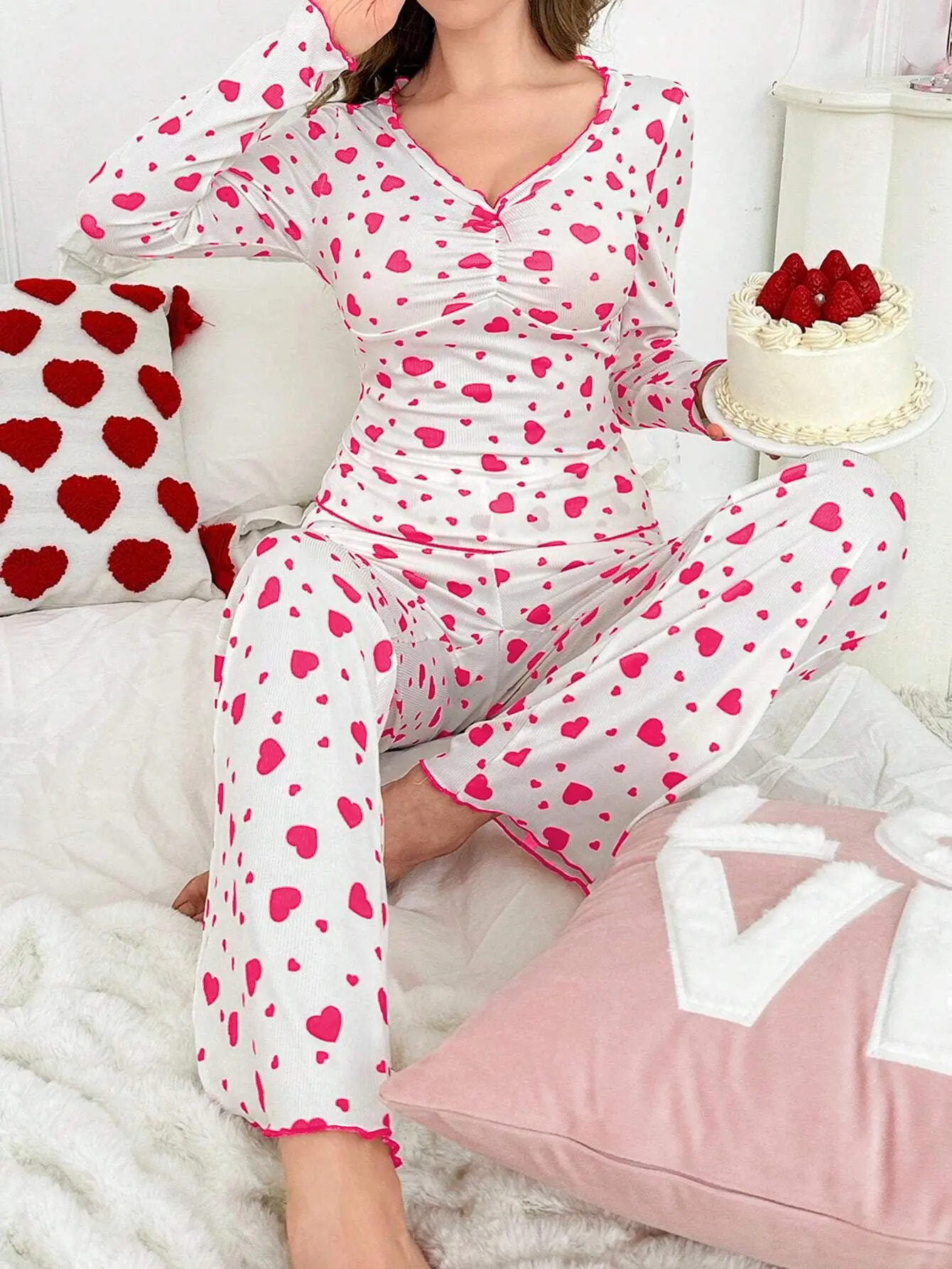 

Winter Sleeping Pajamas Set Woman Pajamas for Women Ensembles Pyjama Femme Ensemble Pajama Sets Hot Hot Lingerie Women's Pants