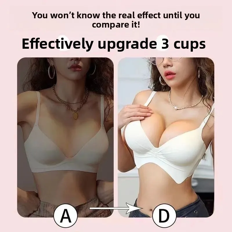 

Женский бюстгальтер пуш-ап с ультратолстыми чашками 8 см для небольшой груди, без пустых зон, против обвисания, для приподнятия плоской груди, универсальные чашки AB