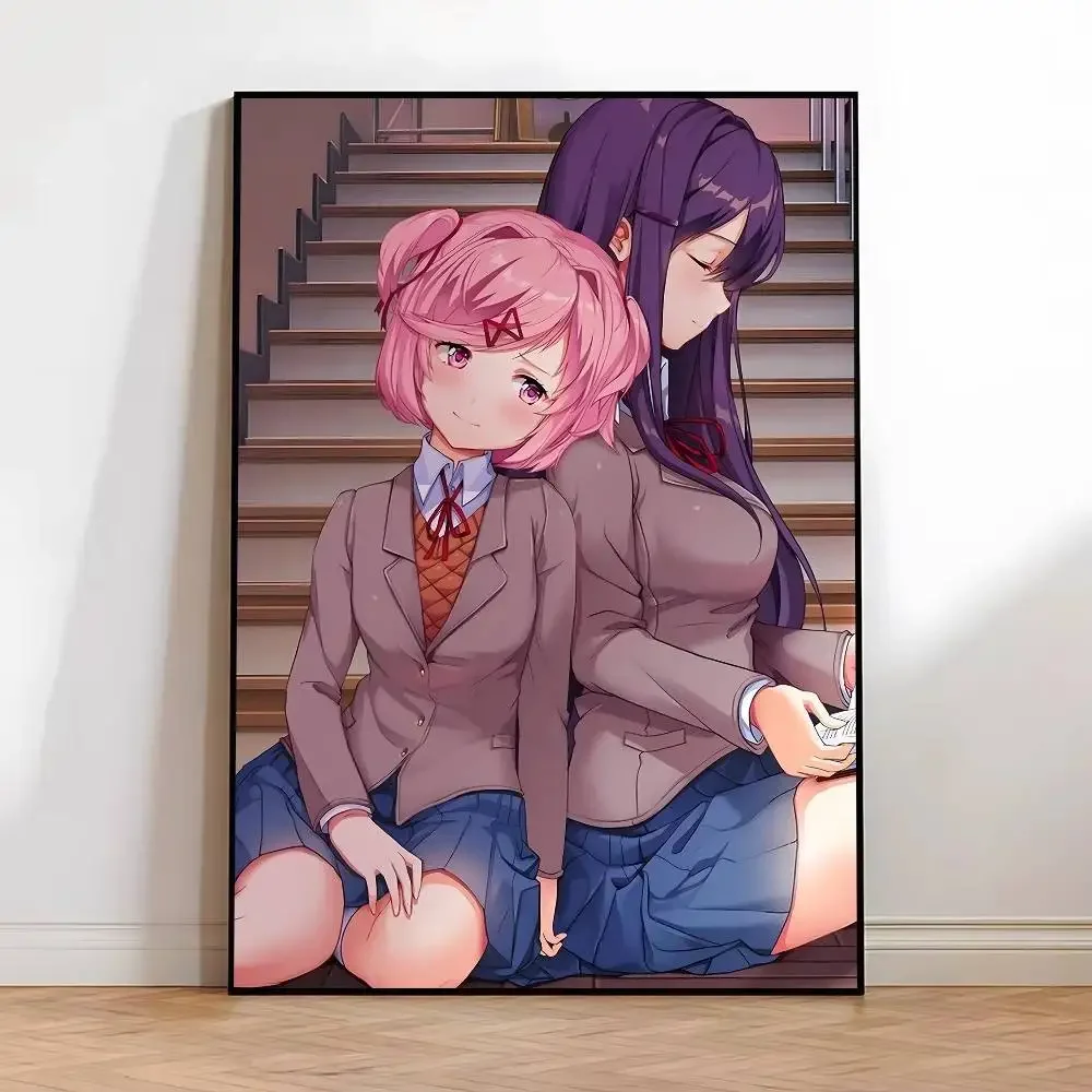 Anime Game Doki Doki Literature Posters HD-Druck, Vintage-Wandkunst, Dekoration für Zuhause, Arbeitszimmer – Detail 4
