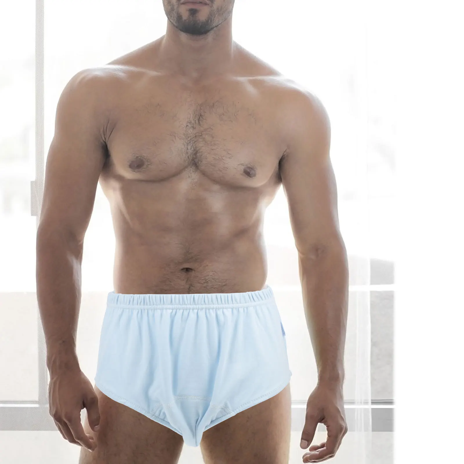 

Reusable Washable Adult Diaper Breathable Cotton Leak-Proof Elderly Underwear Incontinence Nursing Underpants Reusable