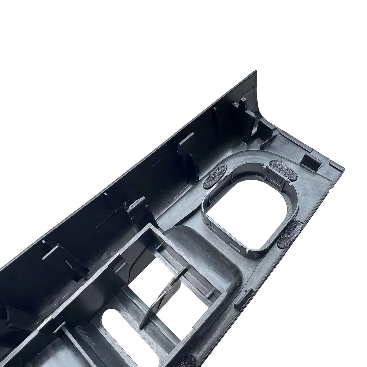x1 Interior Black Door Pull Handle Frame Shell Switch Panel Trim