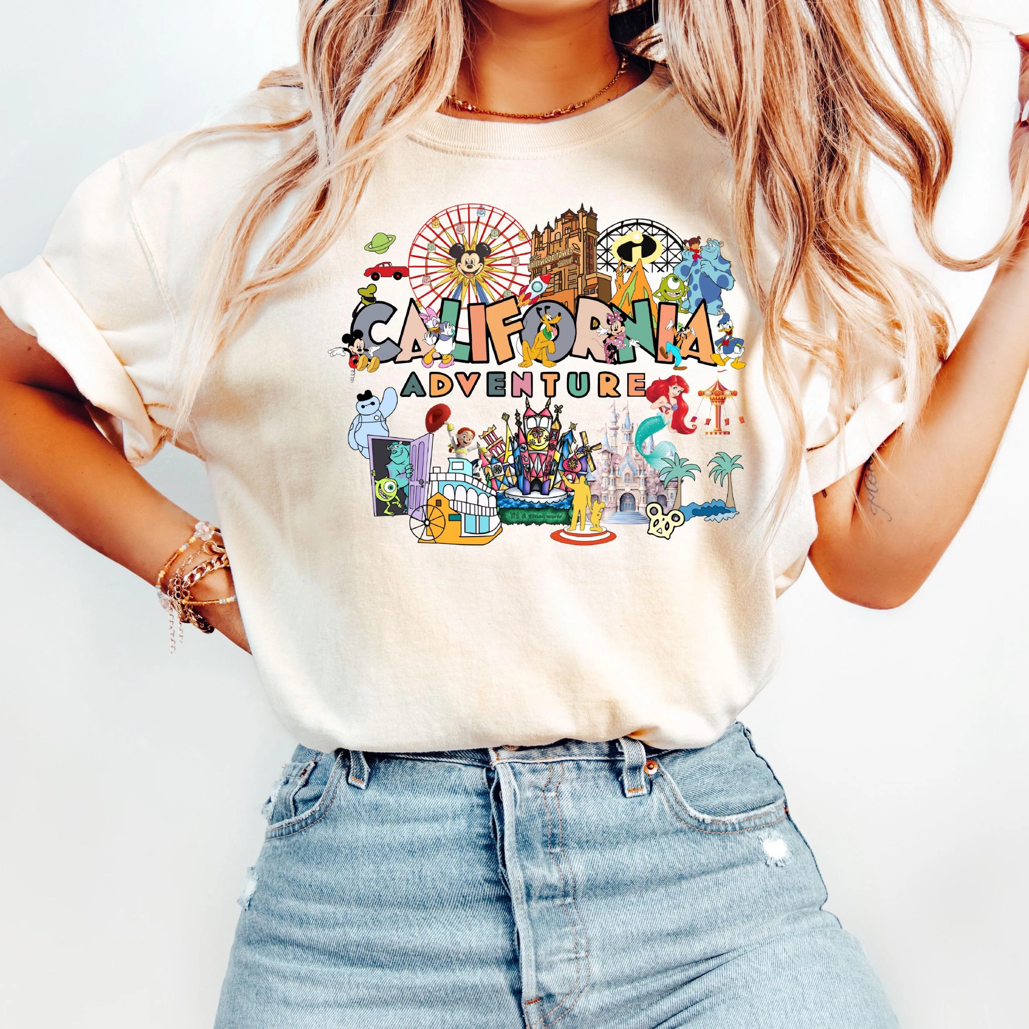 قمصان كاليفورنيا Adventure Park، قمصان كاليفورنيا ديزني لاند، قمصان ديزني، قمصان جولة ديزني لاند، قمصان ديزني لاند