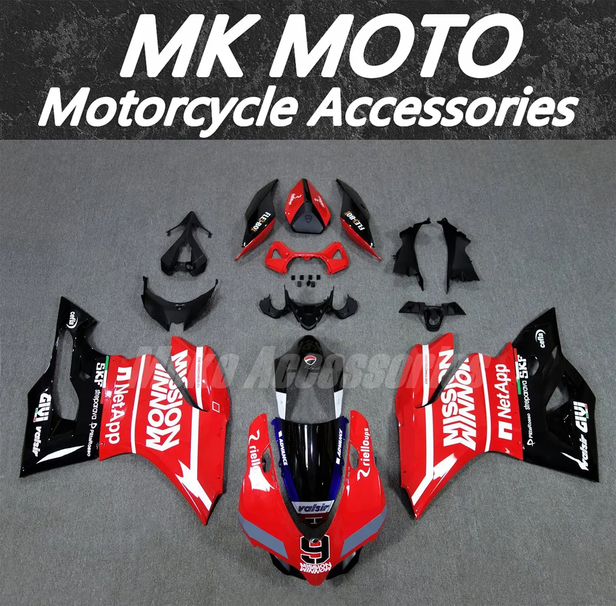 

Motorcycle Fairings Kit Fit For Panigale 899 1199 2012 2013 2014 Bodywork Set High Quality Red White Black