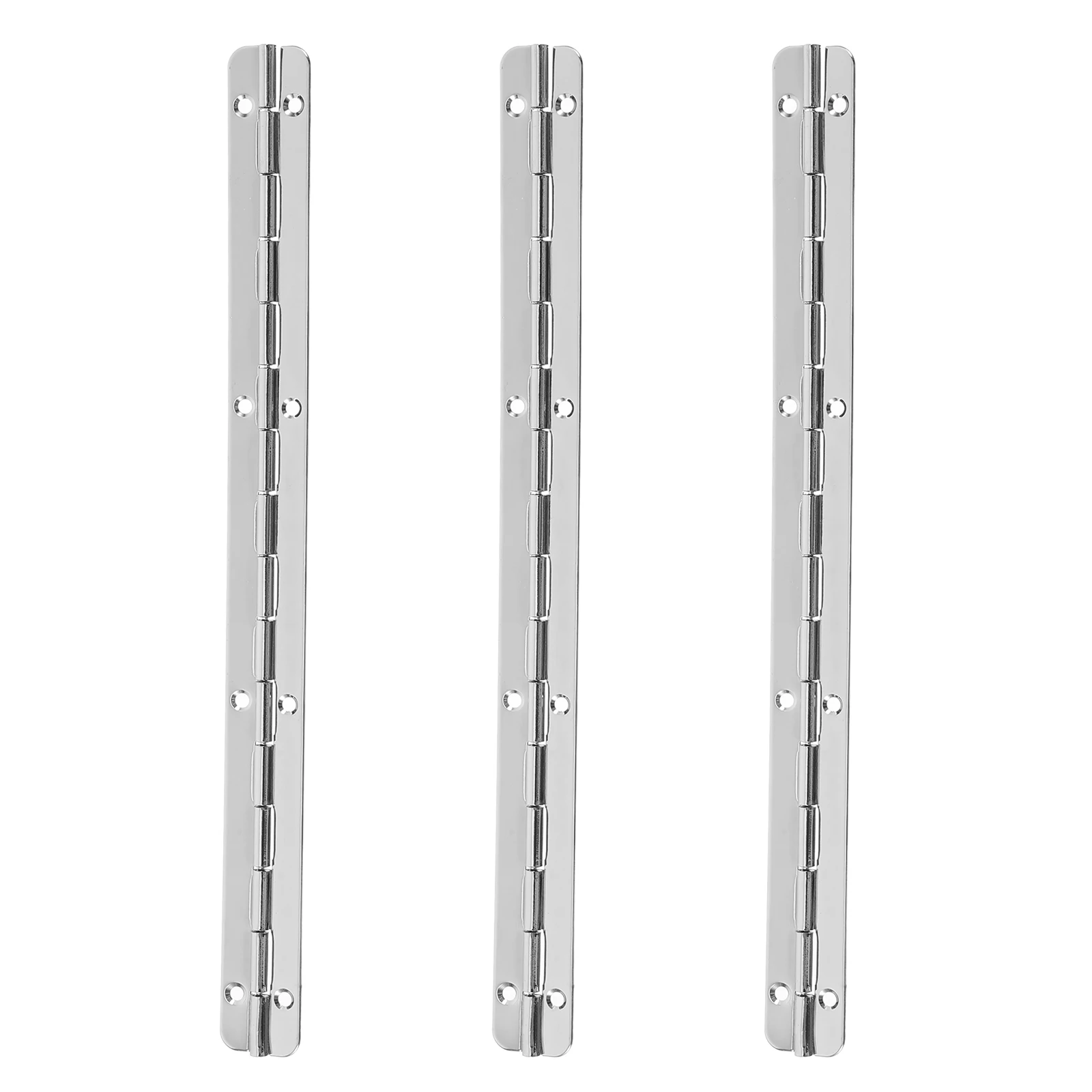 

3pcs 200x17mm Nickel Color Long Piano Hinges for Wooden Boxes Cabinet Door Hinges Anti Rust Furniture Hardware