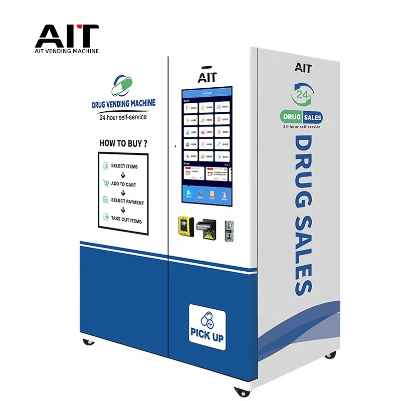 Distributore automatico di preservativi medicinali AIT 24 ore su 24 per farmaci con funzione SDK
