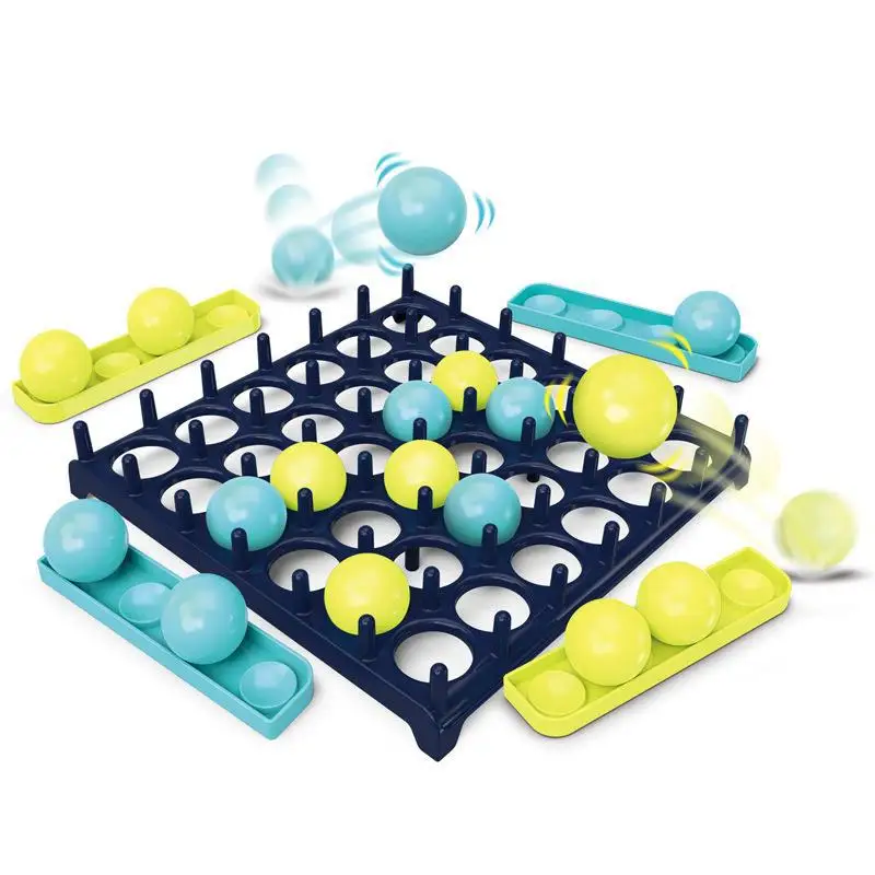 Bounce Ball Game Jumping Ball Board Table Game Interaction Family Party Desktop Bouncing Funny Toy Kit For Children Adults