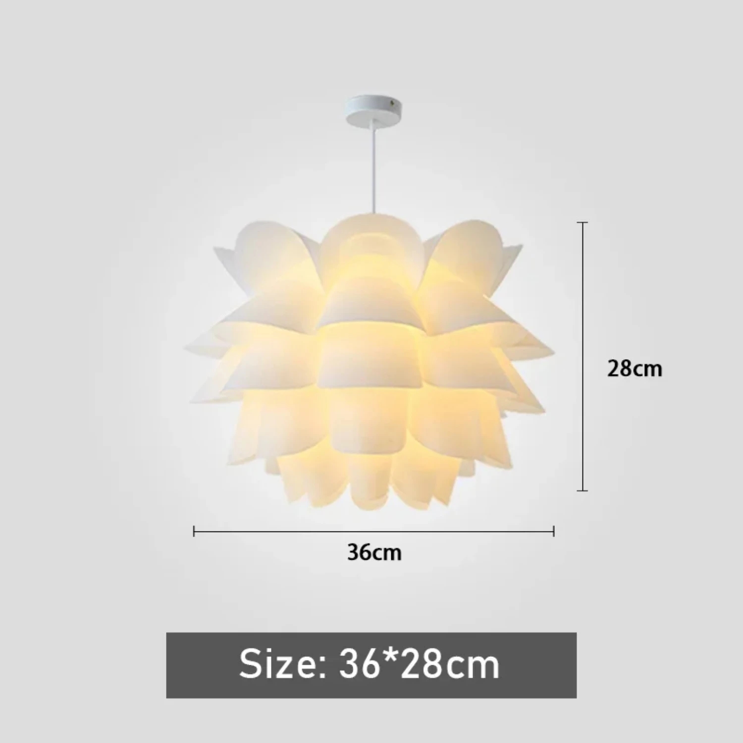 Nowe lampy sufitowe DIY Lotus Pendant Lamps Nowoczesna dekoracja w stylu północnoeuropejskim