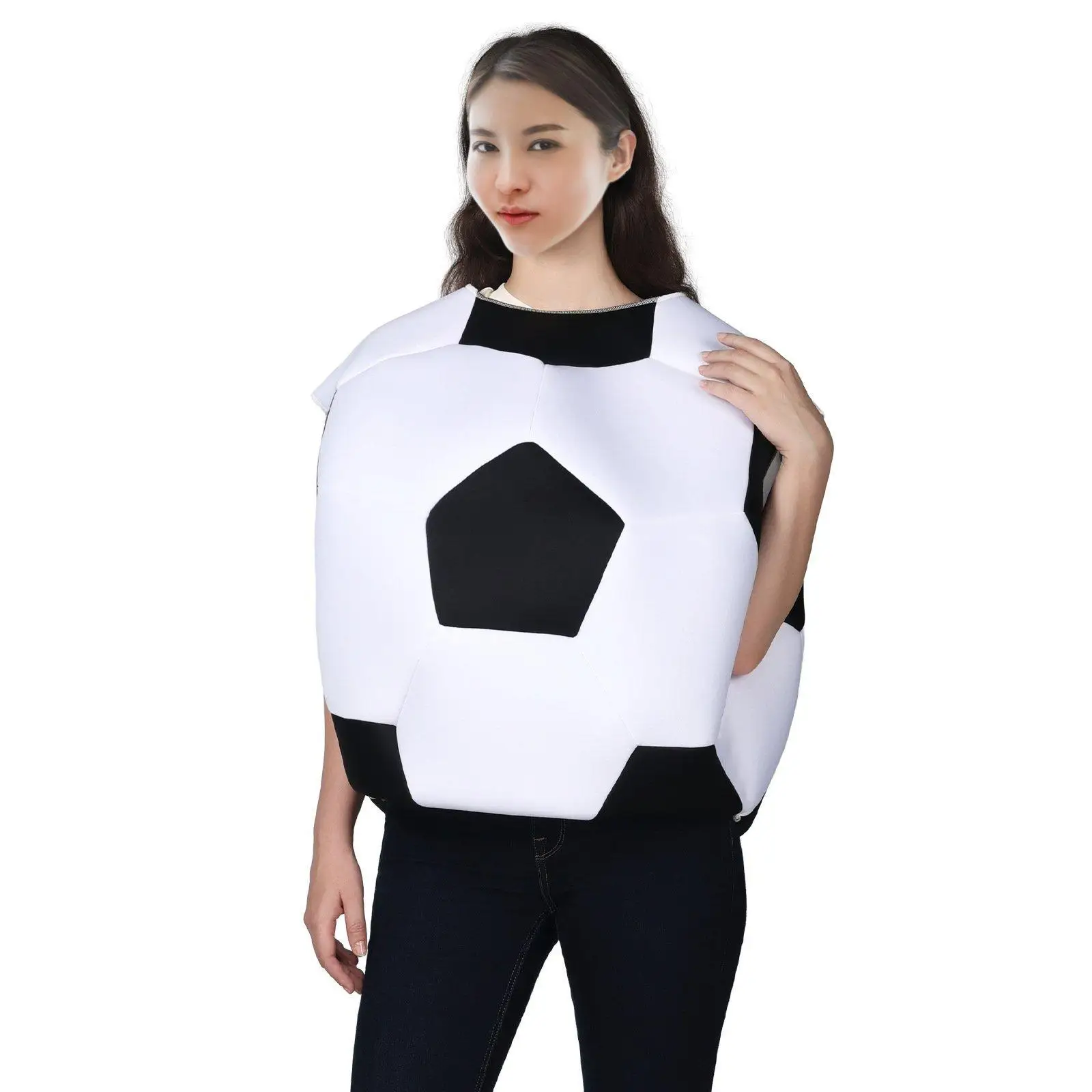 Soccer Ball Costume Lightweight Funny Novelty Football Suit Dress up for Adults for Holiday Events Sports Themed Party Carnival