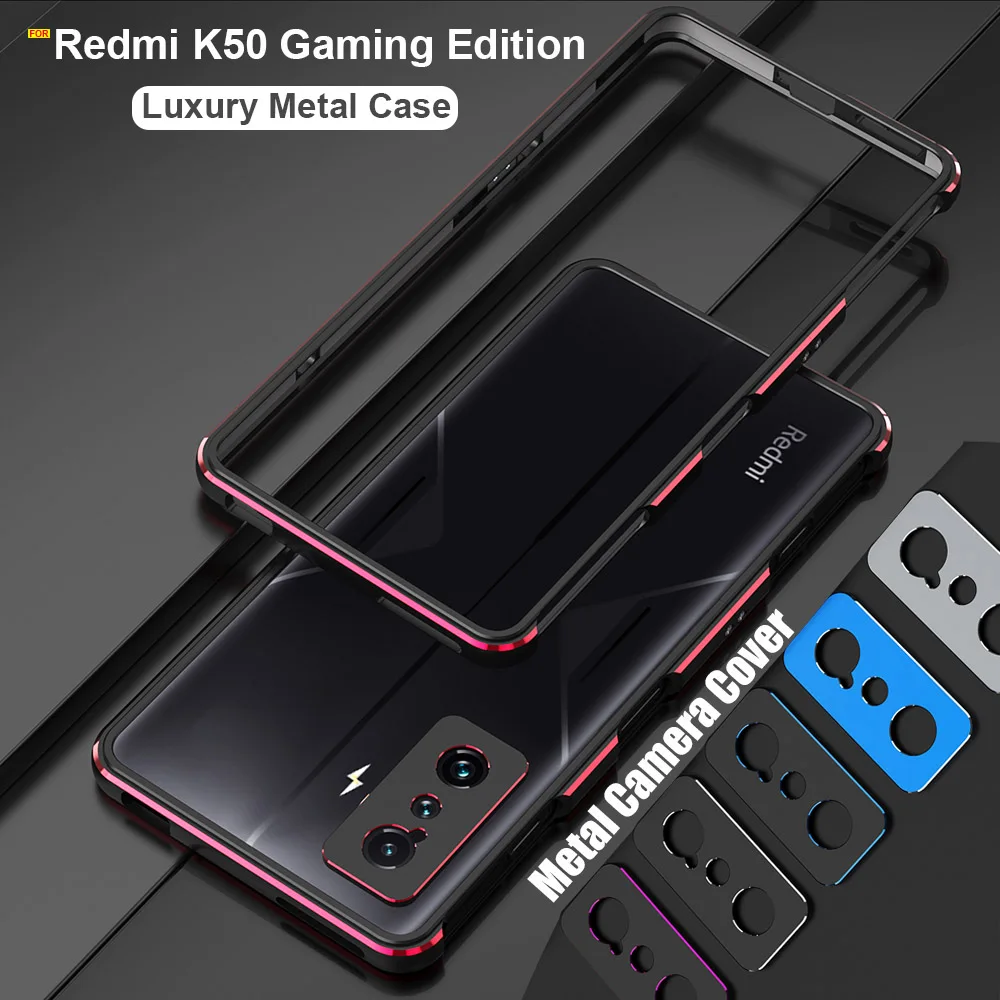 

Luxury Alloy Aluminum for Global Xiaomi Redmi K50 Gaming Edition Smart Phone Case Metal Frame Protect Poco F4 GT Bumper Coque