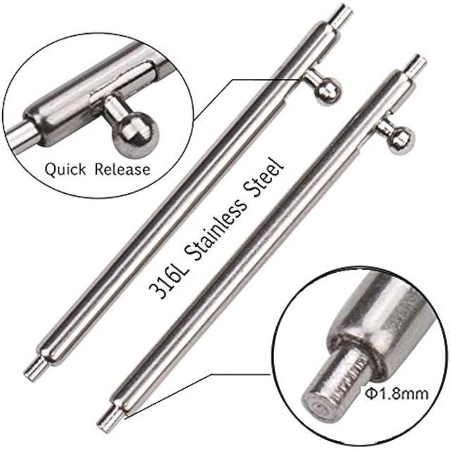 Watch strap quick release pins sales