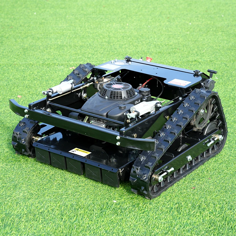 Customized Chinese 500mm remote control lawn mower robot with powerful performance and portability