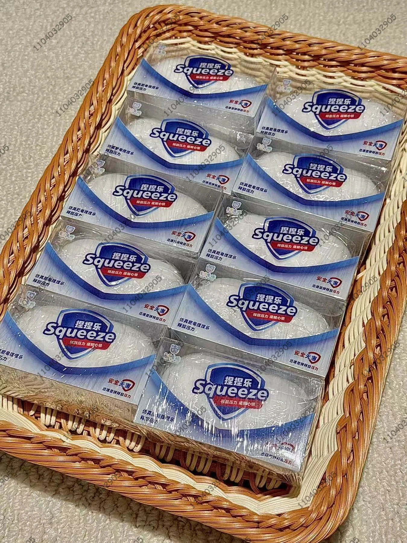 Mydło w Kształcie Kulki, Gniotek Antystresowy, Zabawka Fidget, Kruszona Kulka do Ściskania, Okrągłe Klocki Wypełnione, Zabawki ASMR Antystresowe dla Dzieci i Dorosłych