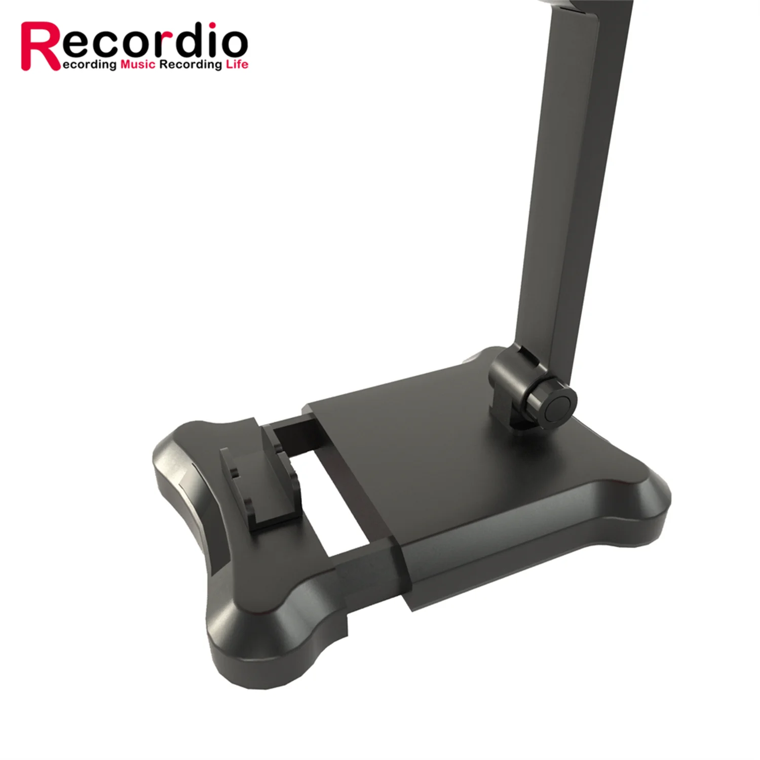 GAZ-NB40 게으른 데스크탑 베이스, 조정 가능한 태블릿 휴대폰 접이식 마이크 브래킷.