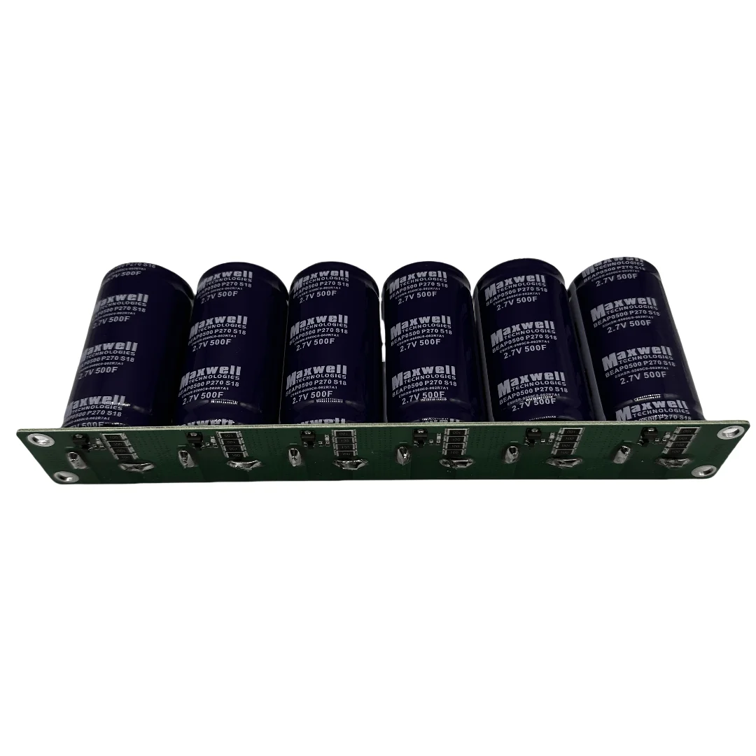 Maxwell Super Farad Capacitor Module 2.7V500F 16V83F Flat Angle Farad Capacitor with Wind Power Protection Board