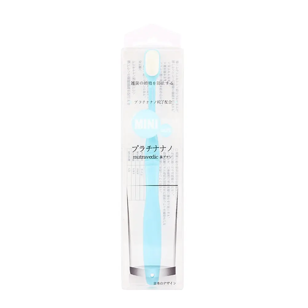 Soft Bristle Toothbrush 2 Pack Ultra Thin Compact Head Long Handle for Gentle Gum Cleaning Daily Oral Care
