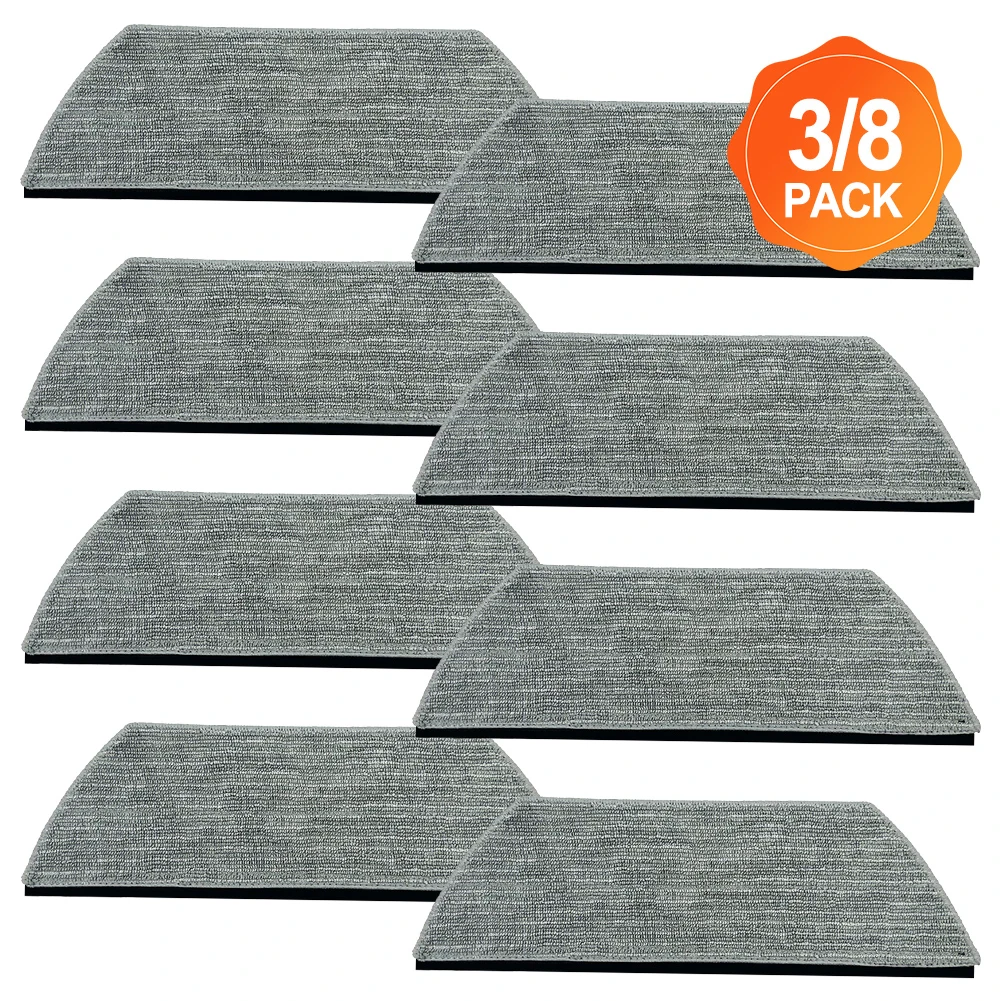 6 Pack Microfiber Mop Pads For Shark AV2800ZE Robot Vacuum Washable Sweeper Accessories Replacement Part Cleaning Tools