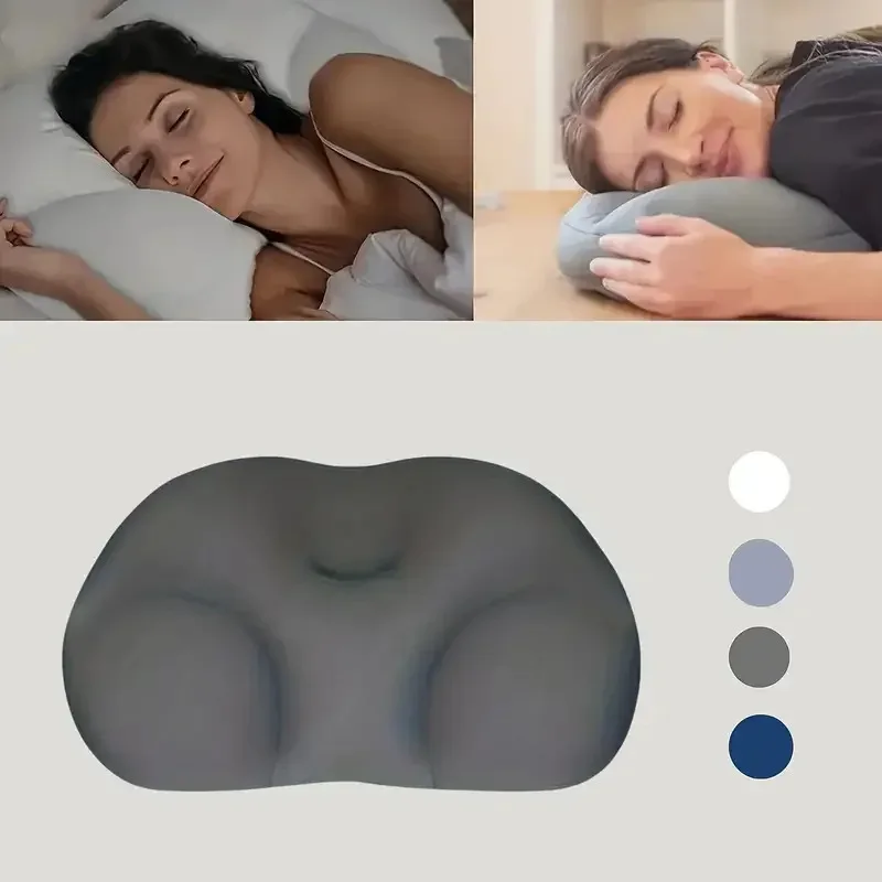 In-Car Cervical Sleep Pillow – 3D All-Round Deep Sleep Support, Soft Micro-Egg-Shaped & Breathable Foam Bed Pillow for Vehicles