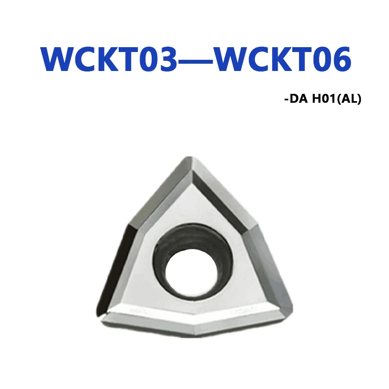 

WCKT Original Inserts WCKT030208-DA WCKT040208 WCKT050308 WCKT06T308-DA H01 CNC Udrill Inserts For Aluminum Lathe Cutting